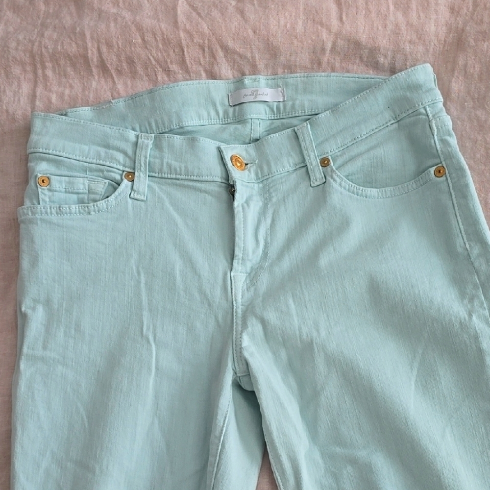7 For All Mankind Light Blue Skinny Jeans